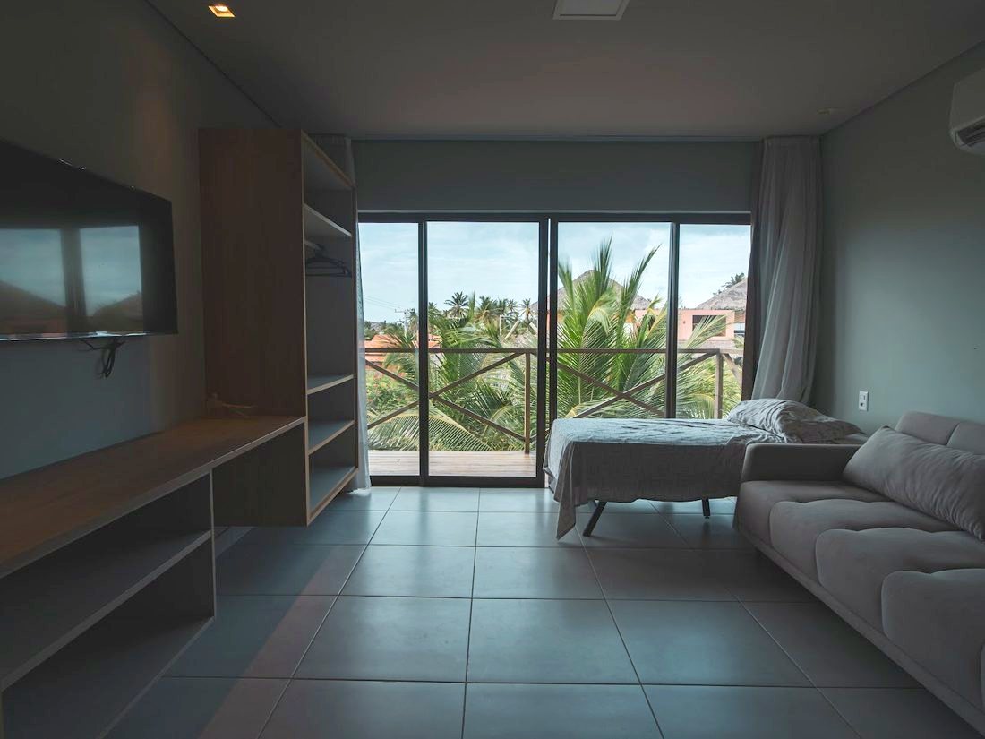 Villas BobZ Exclusive — quarto amplo com vista panorâmica
