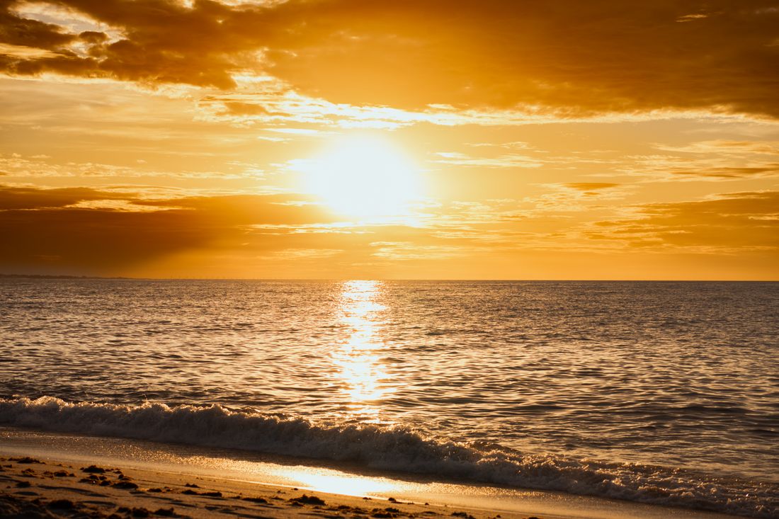 Pôr do sol em Barra Grande